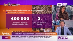 18 septembre : "un risque d'avoir des éléments qui viennent pour casser"