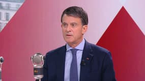 Le ministre des Outre-mer, Manuel Valls, sur le plateau de BFMTV-RMC le 10 mars 2025 