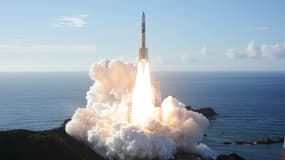 Le décollage de la sonde émirati "Al-Amal" le 30 juillet au Japon.