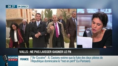 Le parti pris d'Apolline de Malherbe: Manuel Valls a-t-il les moyens d'empêcher le FN de gagner une région ? - 28/10  