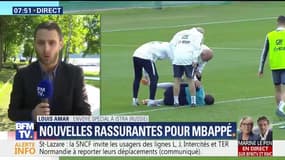 "Tout va bien" pour Kylian Mbappé après sa blessure à l’entraînement ce mardi