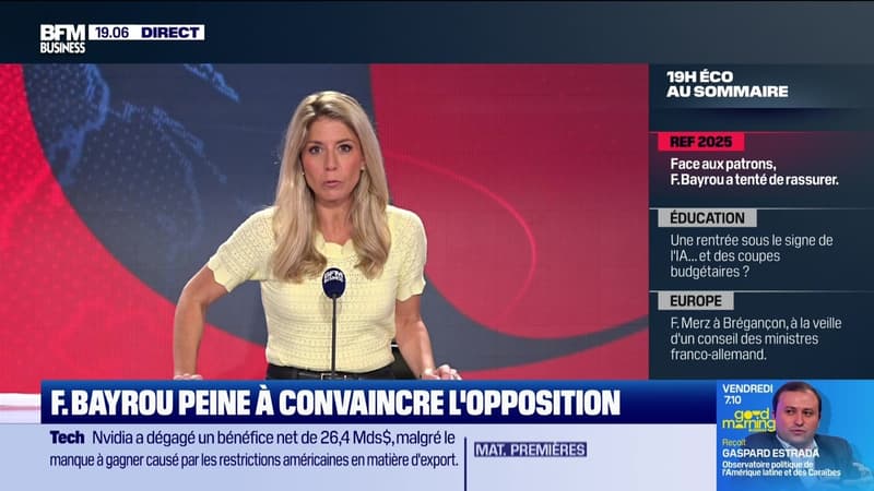 Le 19h Eco - Jeudi 28 août