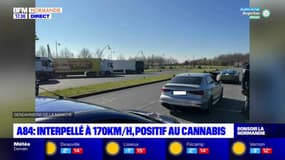 A84: interpellé à 170km/h, positif au cannabis