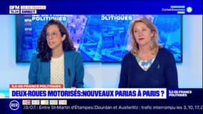 Deux-roues: Alice Timsit, conseillère EELV à Paris, parle de "5000 places supplémentaires d'ici la fin du mandat"