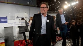 Artur Mas à Barcelone en Catalogne, en Espagne, le 3 décembre 2015