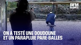 On a testé une doudoune et un parapluie pare-balles