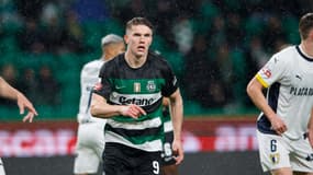 Viktor Gyokeres lors du match Sporting-Famalicao (3-1), le 15 mars 2025