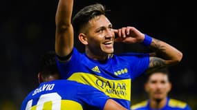 L'international argentin Eduardo Salvio à Boca Juniors, le 2 avril 2022