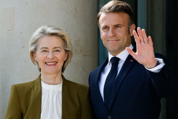 Ursula von der Leyen à l'Élysée le 6 mai 2024 Ursula von der Leyen à l'Élysée le 6 mai 2024