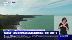 Route du Rhum: des amateurs de voile attendent le départ depuis la pointe du Grouin