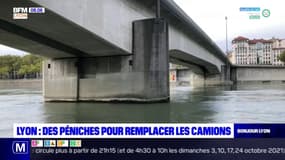 Lyon: la Métropole veut développer le transport fluvial pour remplacer les camions 