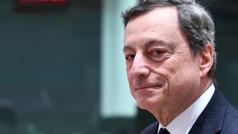Le président de la Banque centrale européenne, l'Italien Mario Draghi.
