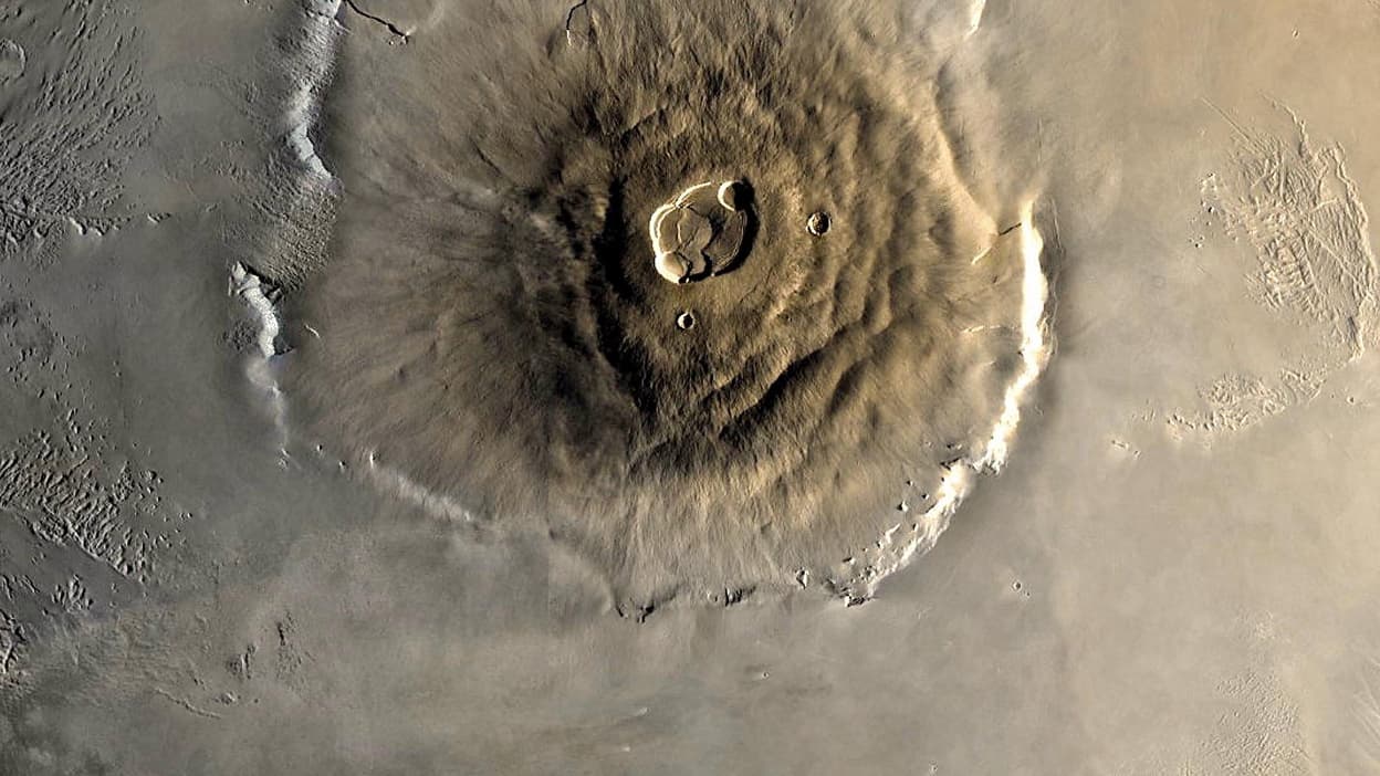 Un volcan g ant a compl tement chang  l apparence  de Mars 