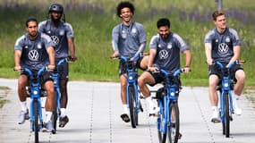 Euro: Les allemands à leur camp d'entraînement d'Herzogenaurach