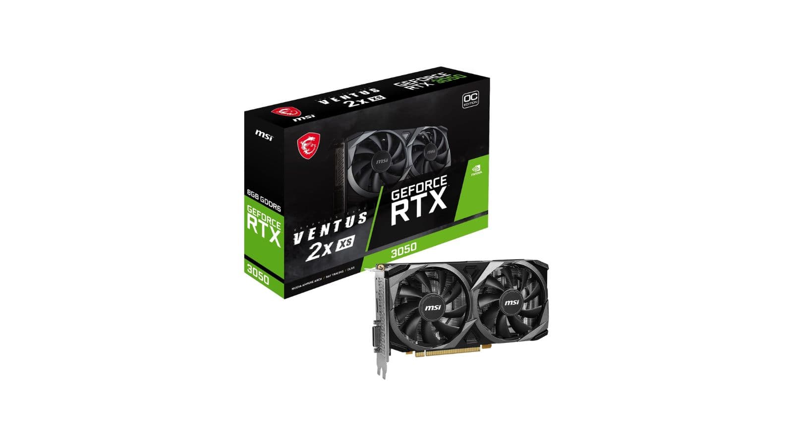Carte graphique MSI NVIDIA GeForce RTX 3050