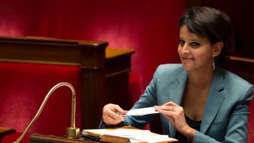 Najat Vallaud-Belkacem à l'Assemblée nationale le 4 décembre 2013.