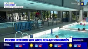 Caluire: la piscine interdite aux adolescents non-accompagnés