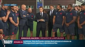 "J’ai confiance en vous et les Françaises et Français aussi", le message de soutien d’Emmanuel Macron au XV de France