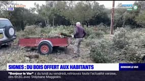 Signes: la mairie offre du bois aux habitants