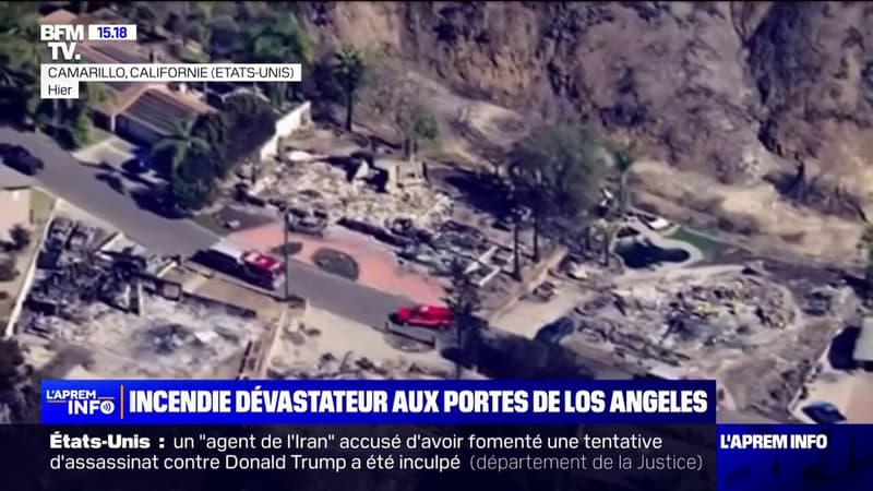 Un incendie dévastateur a touché la banlieue de Los Angeles en Californie