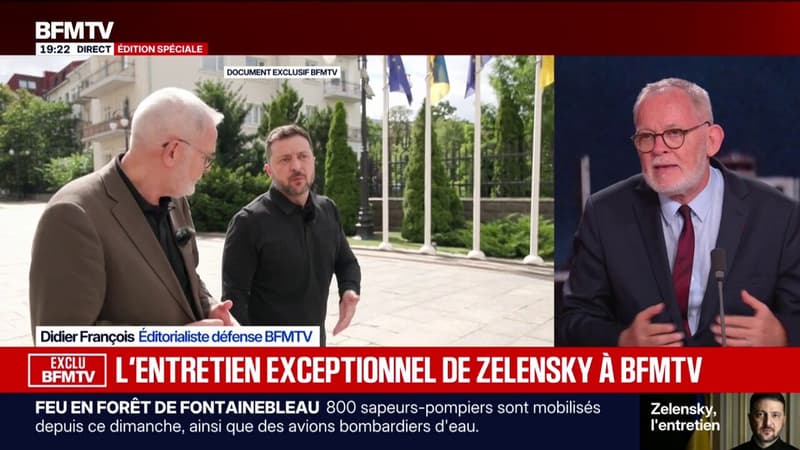 "Je l'ai trouvé très déterminé": Didier François raconte les coulisses de l'interview avec Volodymyr Zelensky