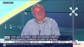 Les Experts: Stop aux réformes, gare aux baisses d'impôts non financées (François Villeroy de Galhau) - 10/07