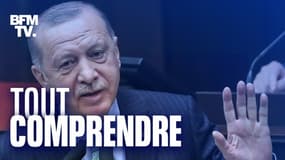 Le président turc Recep Tayyip Erdogan le 24 février 2021 à Ankara.