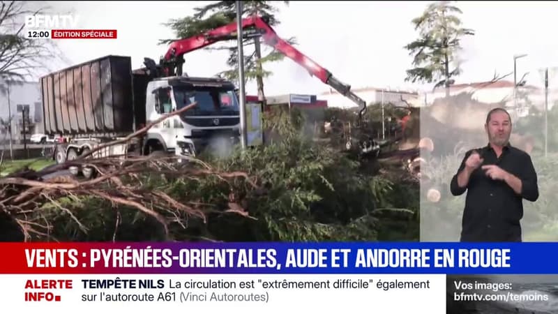 Un mort et de nombreux dégâts dans le sud de la France après le passage de la tempête Nils