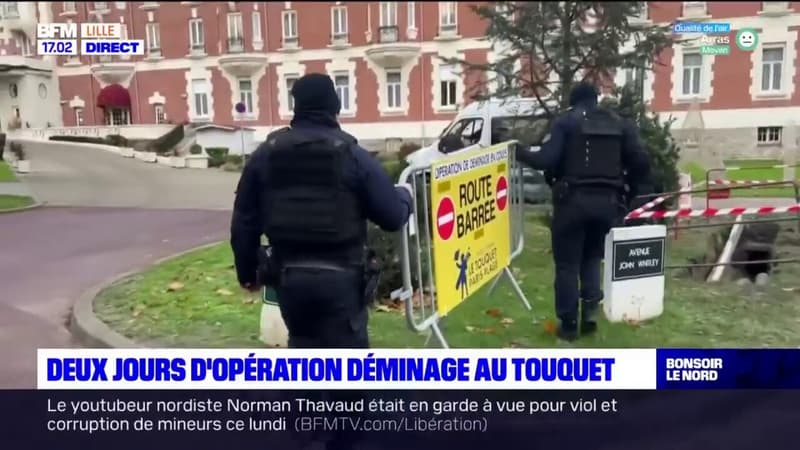 Pas-de-Calais: deux jours d'opération déminage au Touquet