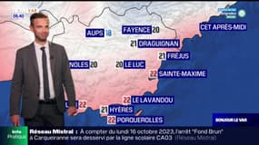 Météo Var: un mardi gris, jusqu'à 22°C prévus à Toulon