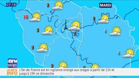Météo Paris Ile-de-France du 5 mars: Nouvelle dégradation pluvieuse aujourd'hui