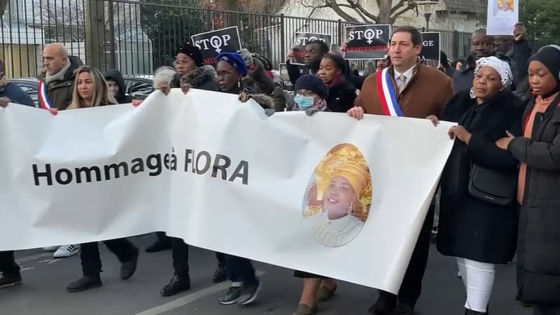 A Bondy, marche blanche en hommage à Flora, l'une des trois femmes tuées en 2023 en Seine-Saint-Denis