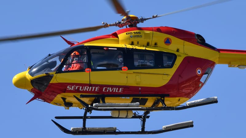 Un hélicoptère de la sécurité civile (Photo d'illustration)