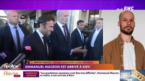 Benoit Ballet, présent à la gare de Kiev ce matin, raconte l'arrivée de Macron