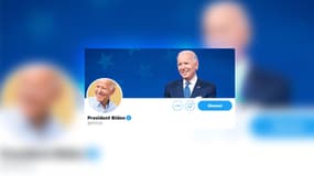 Le compte Twitter @POTUS, désormais utilisé par Joe Biden
