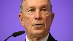 L'ancien maire de New York, Michael Bloomberg, le 22 mars 2018 à Bruxelles