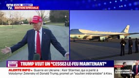 Donald Trump, au sujet de Volodymyr Zelensky: "Il va falloir qu'il dise qu'il veut faire la paix"