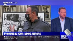 Nikos Aliagas expose ses photographies de Parisiennes sur les grilles de l'Hôtel de Ville de Paris