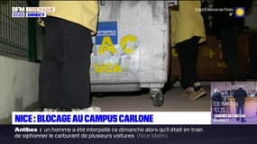 Grève du 28 mars: le campus Carlone bloqué par des étudiants à Nice