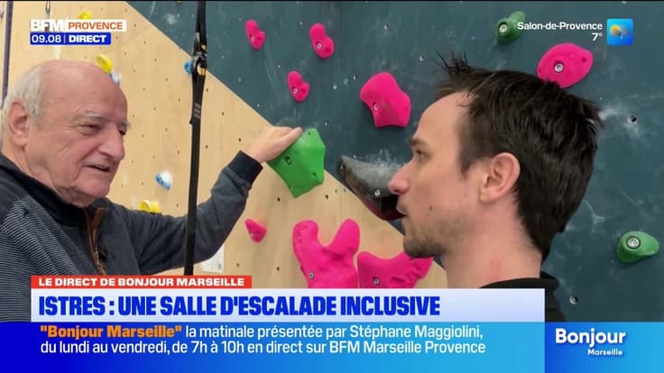 Istres : une salle d'escalade inclusive