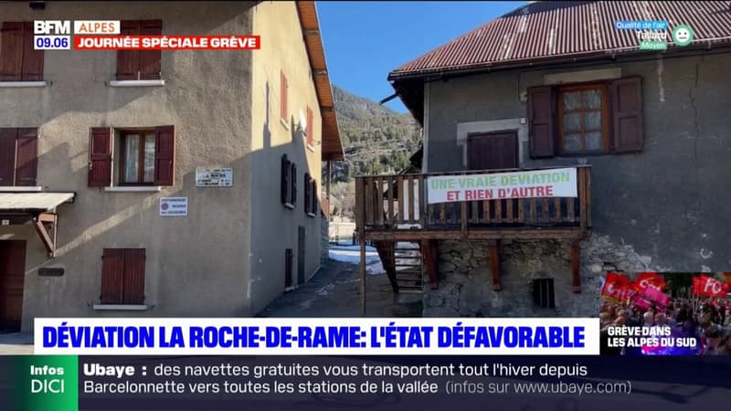 Hautes-Alpes: l'Etat défavorable à la déviation de La Roche-de-Rame