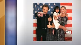 Johnny Hallyday, Laeticia et leurs enfants