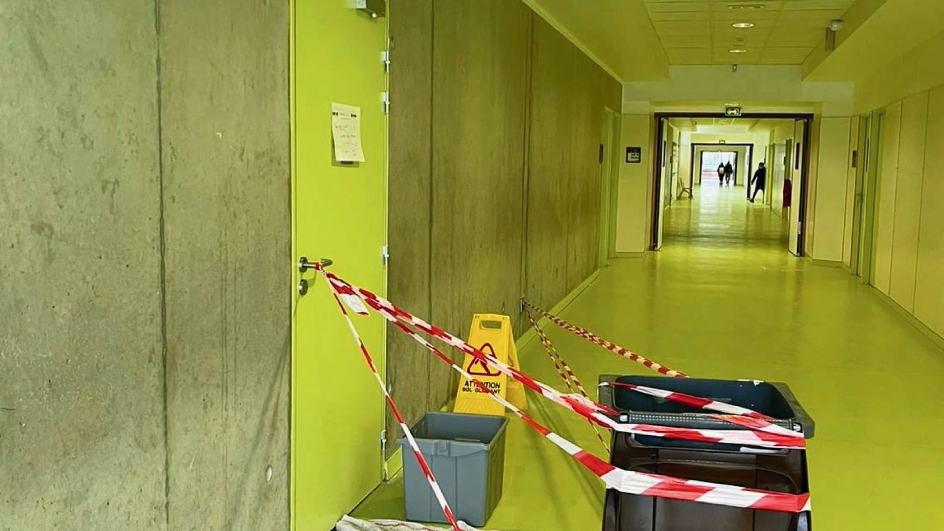 Le collège Jean Moulin à Aubervilliers.