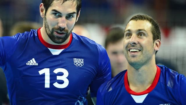 Nikola Karabatic et Michael Guigou
