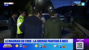 Nice: une centaine d'habitants évacués après la crue du Magnan
