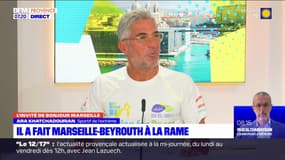 Marseille-Beyrouth à la rame: Ara Khatchadourian raconte sa traversée pour "rencontrer les jeunes"