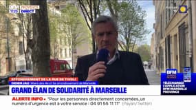 Immeubles effondrés à Marseille: le maire du 5e arrondissement salue l'élan de solidarité