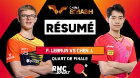 Résumé : Félix Lebrun vise les demies, face à la révélation du tournoi (WTT China Smash)