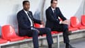 Patrick Kluivert et Unai Emery (PSG)