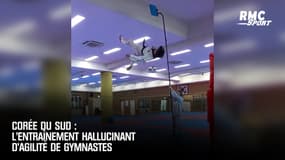 Corée du Sud : L'entraînement hallucinant d'agilité de gymnastes 
